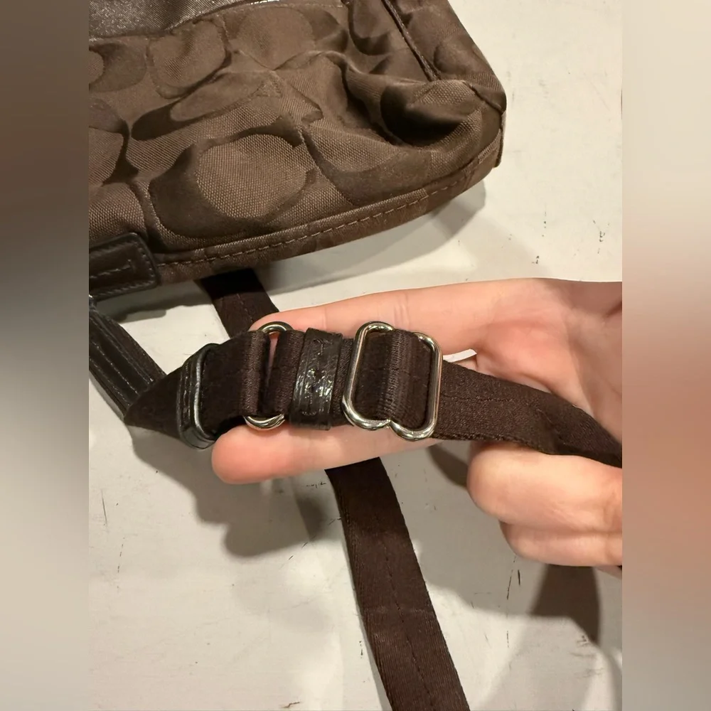 Coach | Signature Large Fold Over Crossbody Bag